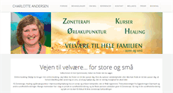 Desktop Screenshot of charlotteandersen.dk